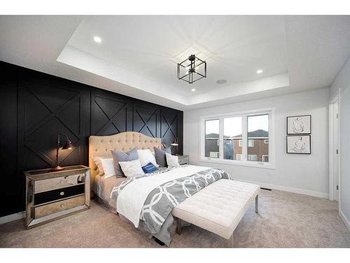 335 Waterford Grove, Chestermere, AB - Indoor Photo Showing Bedroom