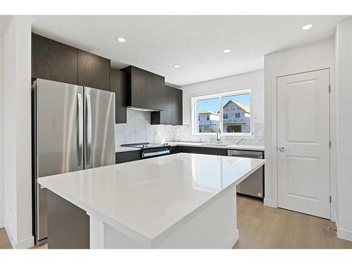 531 Union Avenue Se, Calgary, AB - Indoor Photo Showing Kitchen With Stainless Steel Kitchen With Upgraded Kitchen