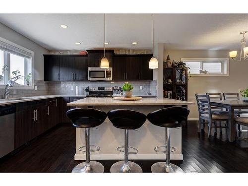 208 Legacy Crescent Se, Calgary, AB - Indoor Photo Showing Kitchen With Upgraded Kitchen