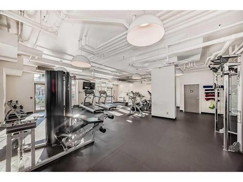 104-30 Mahogany Mews Se, Calgary, AB - Indoor Photo Showing Gym Room