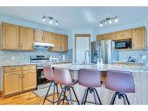 397 Panamount Drive Nw, Calgary, AB - Indoor Photo Showing Kitchen With Stainless Steel Kitchen With Upgraded Kitchen