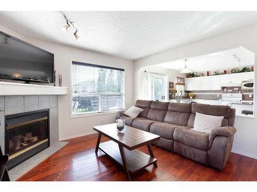 239 Citadel Meadow Bay Nw, Calgary, AB - Indoor Photo Showing Living Room With Fireplace