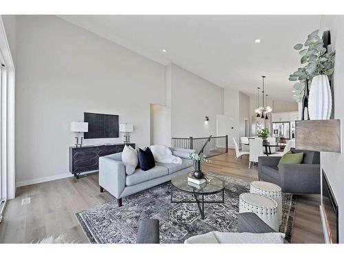 354 Baywater Common Sw, Airdrie, AB - Indoor Photo Showing Living Room