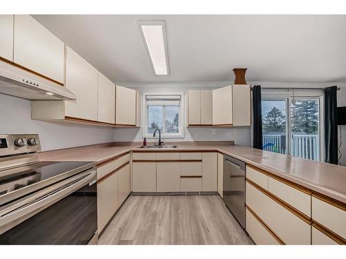 40 Dover Ridge Place Se, Calgary, AB - Indoor Photo Showing Kitchen With Double Sink