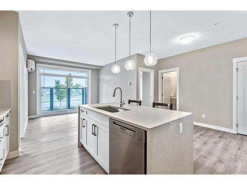 115-40 Walgrove Walk Se, Calgary, AB - Indoor Photo Showing Kitchen With Upgraded Kitchen