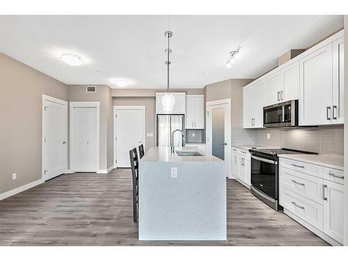 115-40 Walgrove Walk Se, Calgary, AB - Indoor Photo Showing Kitchen With Upgraded Kitchen