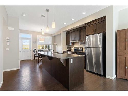 510 Panatella Walk Nw, Calgary, AB - Indoor Photo Showing Kitchen With Stainless Steel Kitchen With Upgraded Kitchen