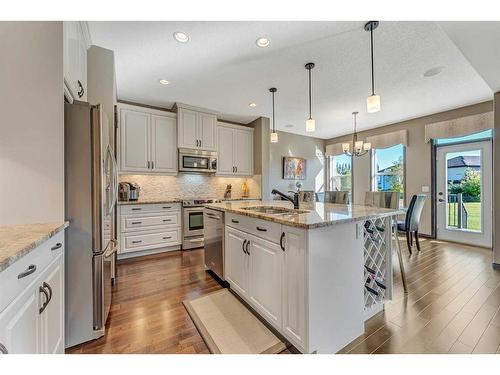 42 Valley Pointe Way Nw, Calgary, AB - Indoor Photo Showing Kitchen With Stainless Steel Kitchen With Upgraded Kitchen