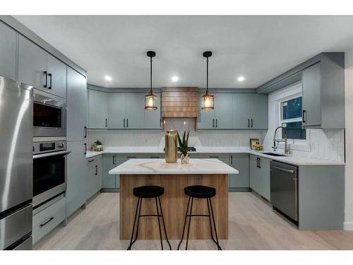 872 Citadel Way Nw, Calgary, AB - Indoor Photo Showing Kitchen With Upgraded Kitchen