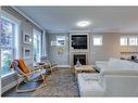 2125 32 Avenue Sw, Calgary, AB  - Indoor Photo Showing Living Room With Fireplace 