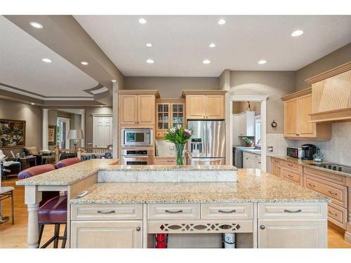 27 Sweet Water Place, Rural Rocky View County, AB - Indoor Photo Showing Kitchen With Stainless Steel Kitchen