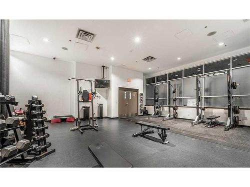 1302-210 15 Avenue Se, Calgary, AB - Indoor Photo Showing Gym Room