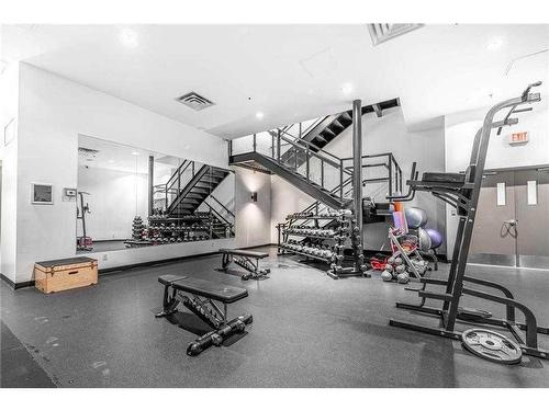 1302-210 15 Avenue Se, Calgary, AB - Indoor Photo Showing Gym Room