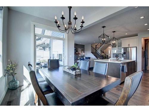 149 Kingsmere Cove Se, Airdrie, AB - Indoor Photo Showing Dining Room