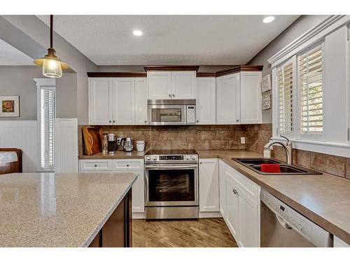 38 Inverness Rise Se, Calgary, AB - Indoor Photo Showing Kitchen With Double Sink