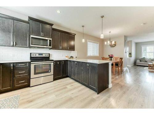 1338 Legacy Circle Se, Calgary, AB - Indoor Photo Showing Kitchen With Upgraded Kitchen