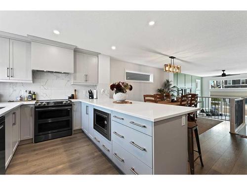 138 Wolf Creek Rise Se, Calgary, AB - Indoor Photo Showing Kitchen With Stainless Steel Kitchen With Upgraded Kitchen