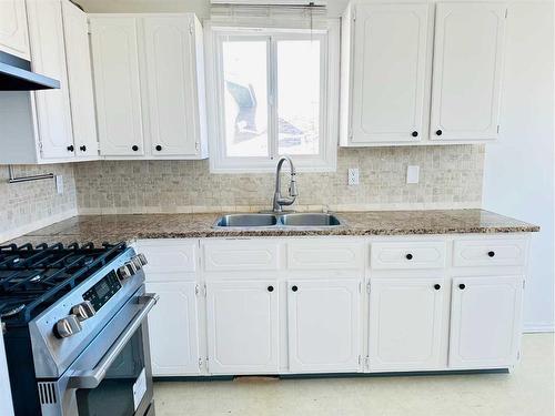 224 Whitaker Close Ne, Calgary, AB - Indoor Photo Showing Kitchen With Double Sink