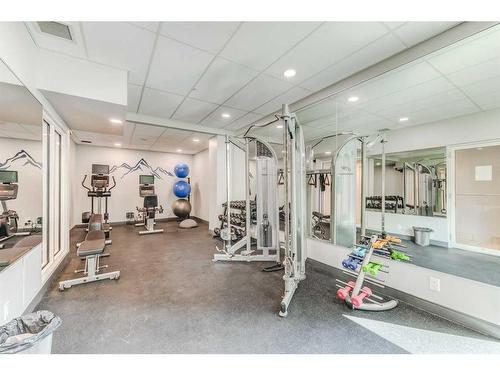 404-837 2 Avenue Sw, Calgary, AB - Indoor Photo Showing Gym Room