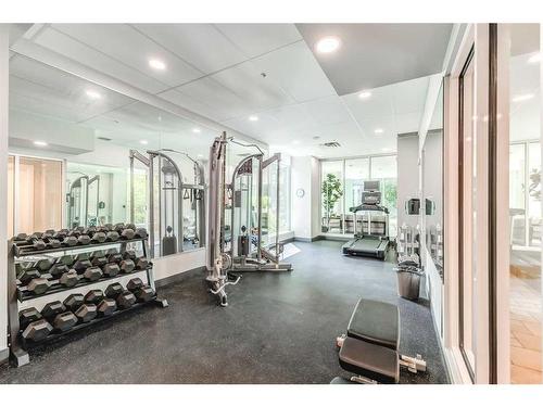 404-837 2 Avenue Sw, Calgary, AB - Indoor Photo Showing Gym Room