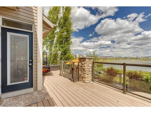 291 Reunion Green Nw, Airdrie, AB - Outdoor With Deck Patio Veranda