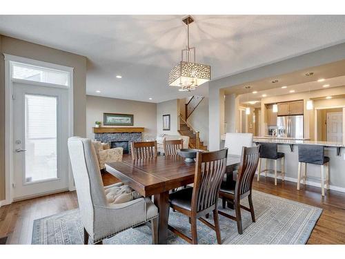 291 Reunion Green Nw, Airdrie, AB - Indoor Photo Showing Dining Room