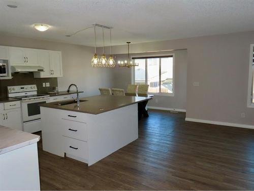 70 Saddlecrest Terrace Ne, Calgary, AB - Indoor Photo Showing Kitchen With Double Sink