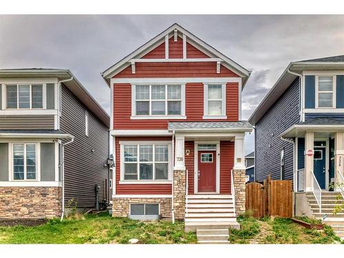 730 Redstone Drive Ne, Calgary, AB - Outdoor With Facade