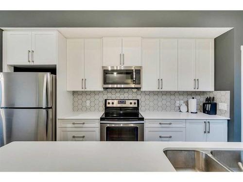 1278 Legacy Circle Se, Calgary, AB - Indoor Photo Showing Kitchen With Stainless Steel Kitchen With Upgraded Kitchen