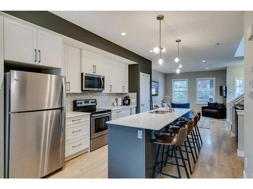 1278 Legacy Circle Se, Calgary, AB - Indoor Photo Showing Kitchen With Stainless Steel Kitchen With Upgraded Kitchen