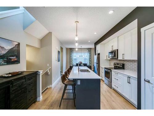 1278 Legacy Circle Se, Calgary, AB - Indoor Photo Showing Kitchen With Stainless Steel Kitchen With Upgraded Kitchen