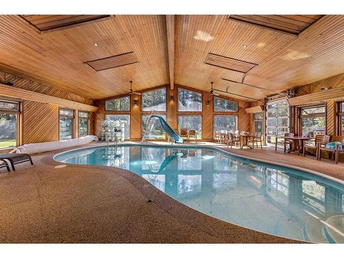 32578 Range Road 52, Rural Mountain View County, AB - Indoor Photo Showing Other Room With In Ground Pool