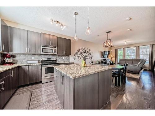 103 Walden Gardens Se, Calgary, AB - Indoor Photo Showing Kitchen With Upgraded Kitchen