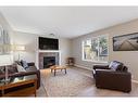 60 Wentworth Close Sw, Calgary, AB  - Indoor Photo Showing Living Room With Fireplace 