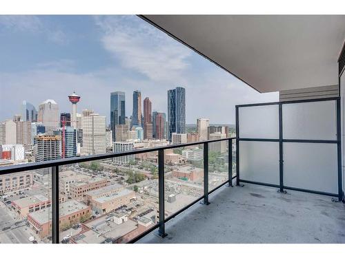 2607-1122 3 Street Se, Calgary, AB - Outdoor With Balcony With View With Exterior