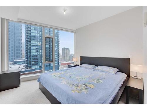 1102-510 6 Avenue Se, Calgary, AB - Indoor Photo Showing Bedroom