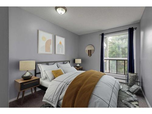 121-10120 Brookpark Boulevard Sw, Calgary, AB - Indoor Photo Showing Bedroom