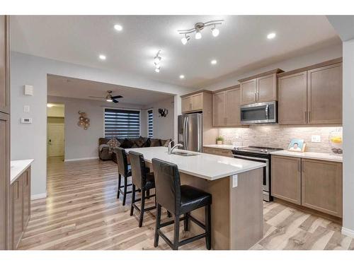 247 Carrington Circle Nw, Calgary, AB - Indoor Photo Showing Kitchen With Stainless Steel Kitchen With Upgraded Kitchen