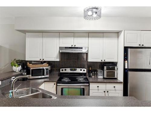 111-923 15 Avenue Sw, Calgary, AB - Indoor Photo Showing Kitchen With Double Sink