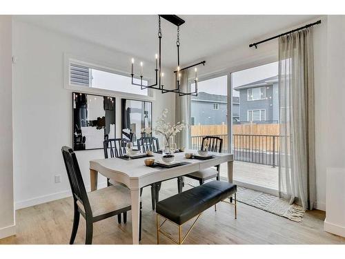 328 Legacy Circle Se, Calgary, AB - Indoor Photo Showing Dining Room