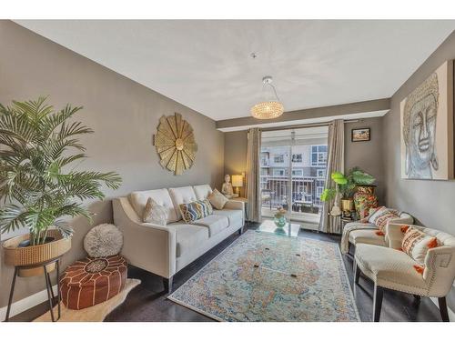 6203-302 Skyview Ranch Drive Ne, Calgary, AB - Indoor Photo Showing Living Room