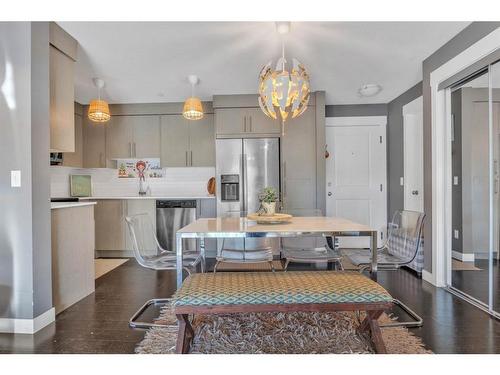 6203-302 Skyview Ranch Drive Ne, Calgary, AB - Indoor Photo Showing Kitchen With Double Sink