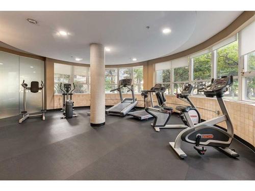 215-1108 6 Avenue Sw, Calgary, AB - Indoor Photo Showing Gym Room