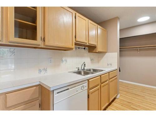 309-2508 17 Street Sw, Calgary, AB - Indoor Photo Showing Kitchen With Double Sink