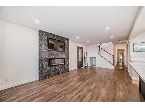 2126 18A Street Sw, Calgary, AB - Indoor With Fireplace