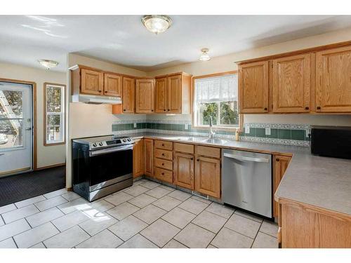 13 Crystal Ridge Cove, Strathmore, AB - Indoor Photo Showing Kitchen With Double Sink