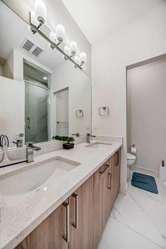 99 Saddlestone Drive Ne, Calgary, AB - Indoor Photo Showing Bathroom