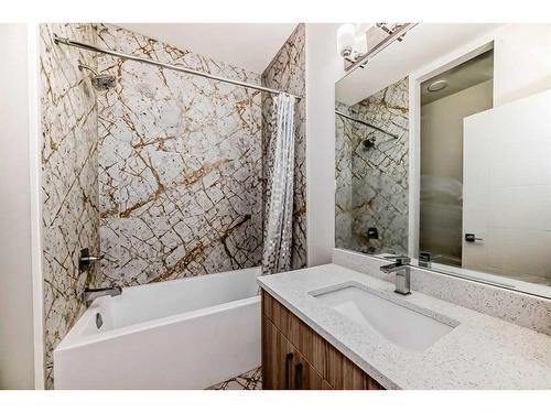 99 Saddlestone Drive Ne, Calgary, AB - Indoor Photo Showing Bathroom