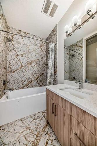 99 Saddlestone Drive Ne, Calgary, AB - Indoor Photo Showing Bathroom