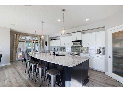 60 Tuscany Glen Park Nw, Calgary, AB - Indoor Photo Showing Kitchen With Upgraded Kitchen